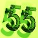 A picture of a pair of green earrings
